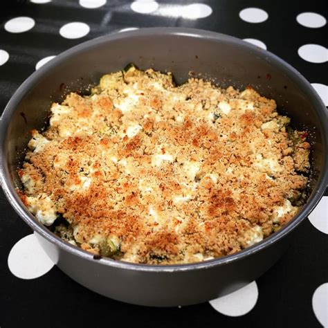 Maervana Crumble de courgettes au chèvre frais