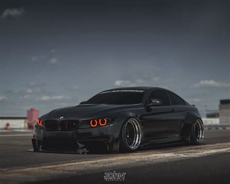 BMW M4 All Black on Behance