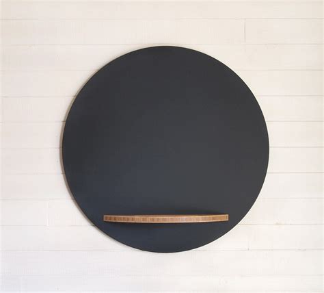 Round Hanging Chalkboard 26 Inch Diameter Modern With