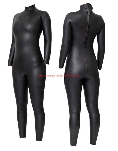 Women 3mm Smooth Skin Neoprene Surfing Swimming Full Wetsuit China