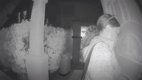 Doorbell Camera Captures Woman Using Different Keys Trying To Get