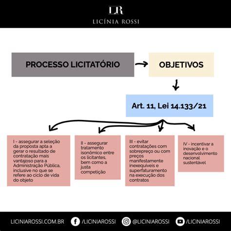 Objetivos Do Processo Licitat Rio Lei Lic Nia Rossi