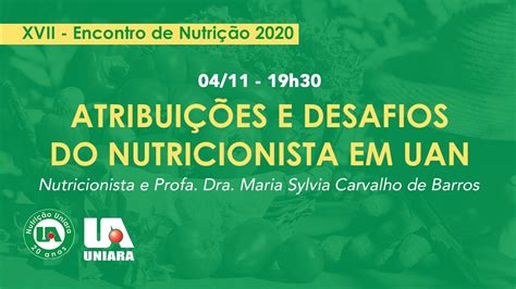 Atribuições e Desafios do Nutricionista em Uan YouTube