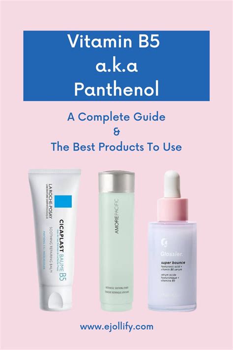 Vitamin B5 Benefits For Skin And 10 Best Panthenol Products Peptides