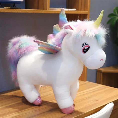 Peluche Unicornio Con Alas