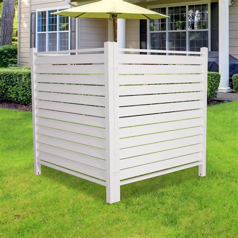 "Outdoor Vinyl Privacy Screen for Patio, Deck, Backyard Use, Fence ...