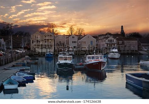 Beautiful Sunset Rockport Ma Stock Photo 174126638 Shutterstock