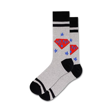 Super Dad Mens Fathers Day Crew Socks Sockologie