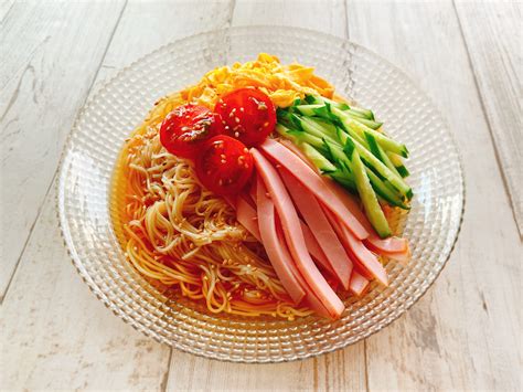 冷やし中華風そうめんとタレの作り方