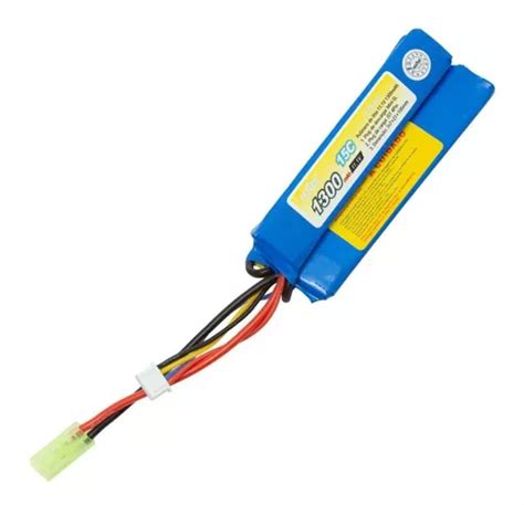 Bateria Para Airsoft Lipo 1300mah 11 1v 3s 3 Packs 15c Parcelamento