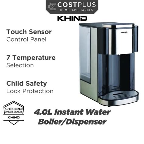 KHIND EK D L Instant Boiler Hot Water Dispenser Kettle Morgan MIB L Lazada