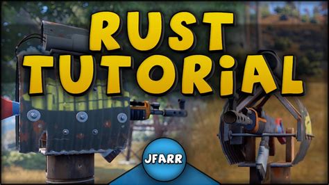 Rust Tutorial The Auto Turret And Correctly Using It Youtube