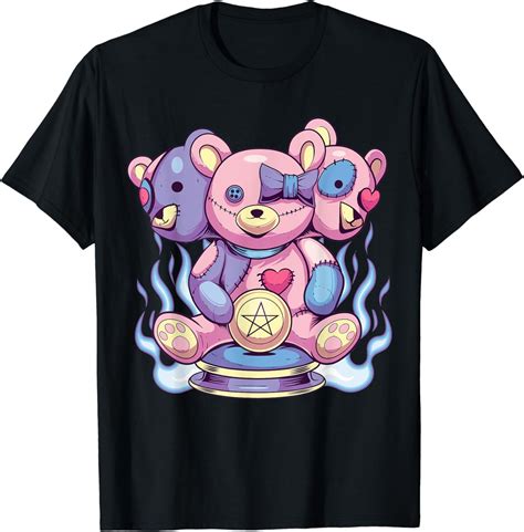 Buy Pastel Goth Headed Teddy Bear Kawaii Aesthetic Nu Goth T Shirt