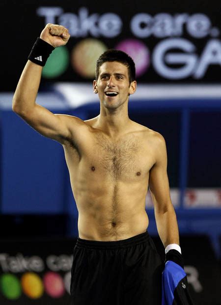 Waka Tennis Novak Djokovic Shirtless