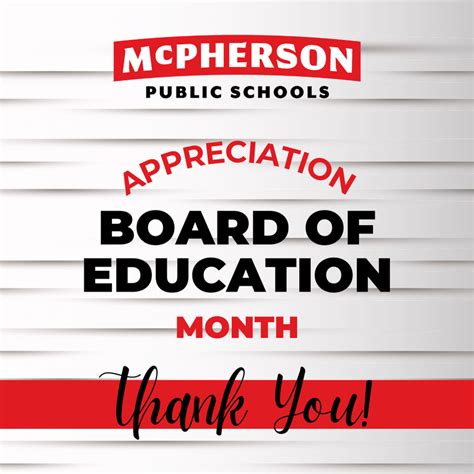 Celebrating Board of Education Recognition Month! | McPherson USD 418