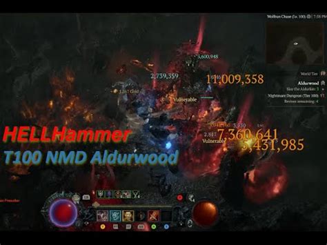 Diablo Hellhammer Upheaval Charge Barbarian T Nightmare Dungeon