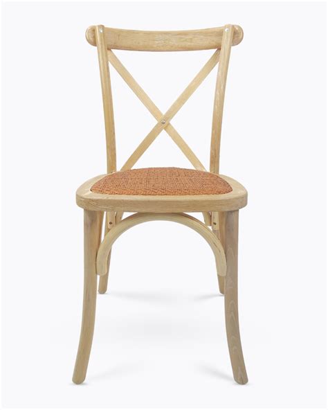 Stackable Wood Cross Back Chair Iconaxa