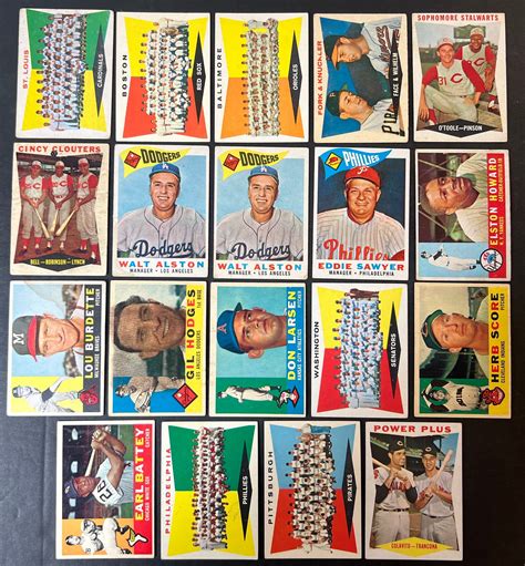 1960 TOPPS BASEBALL CARD LOT 64926 Auctionninja