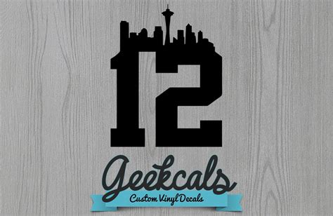 Seattle Seahawks 12 with City Decal