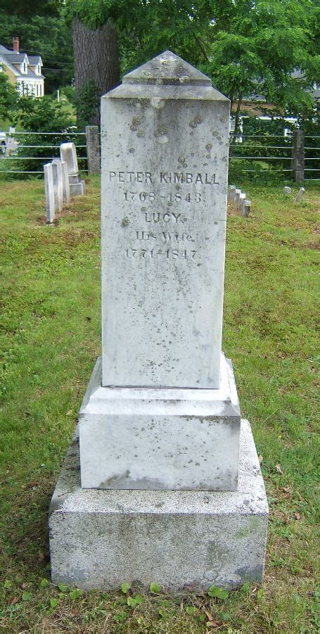 Peter Kimball 1768 1843 Find A Grave Memorial