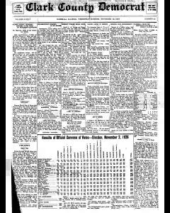 Marshall Clark County Democrat Archives, Nov 10, 1926, p. 1