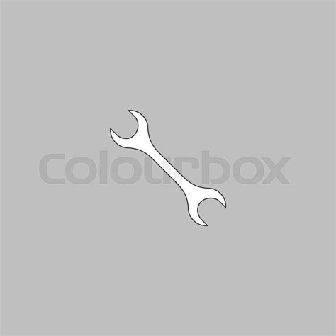 spanner computer symbol | Stock vector | Colourbox