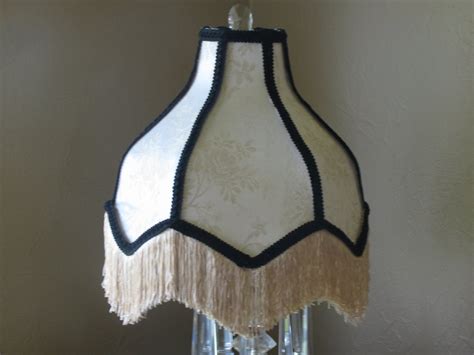 Victorian French Lamp Shade Fringe Blue Ice Finge By Devongionni