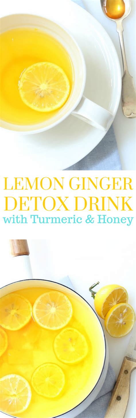 LEMON GINGER MORNING DETOX DRINK