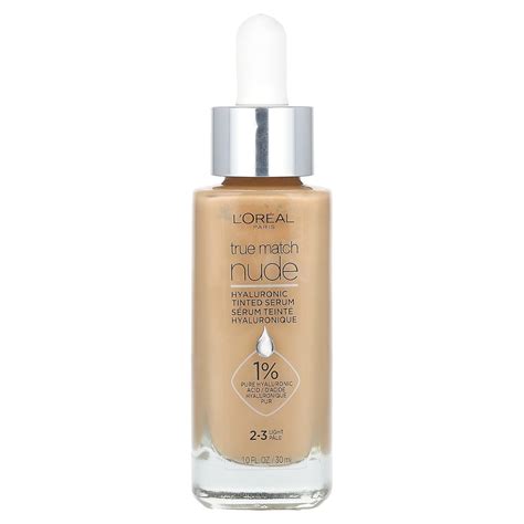 L Or Al True Match Nude Hyaluronic Tinted Serum Light Fl Oz