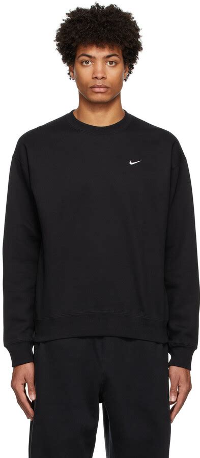 Nike Club Swoosh Crew Sweatshirt Black Atelier Yuwa Ciao Jp