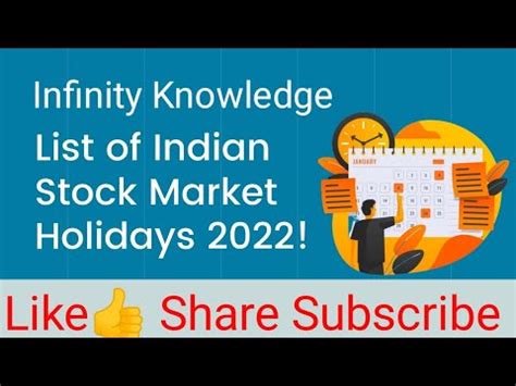 Is NSE Holiday List 2022 I Is Indian Stock Market Open Tomorrow