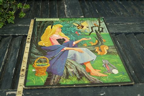 Sleeping Beauty Picture Puzzle Vintage Walt Disney Sleeping Etsy