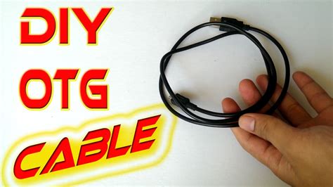 How To Make OTG Cable YouTube