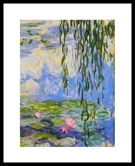 Affiche Claude Monet Les Nymph As Tableau Impression D Art Dans Cadre