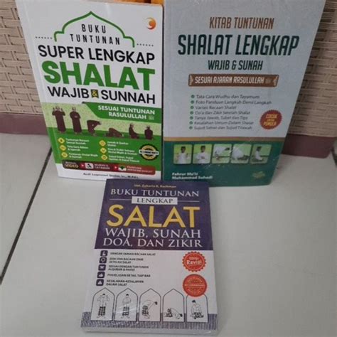 Jual Paket Buku Kitab Tuntunan Shalat Lengkap Buku Tuntunan Lengkap