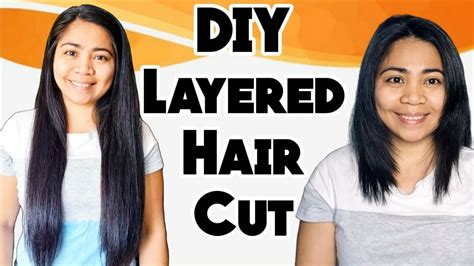 Diy Layered Hair Cut Filipina In Austria Youtube