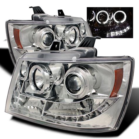 Chevrolet Tahoe Suburban Avalanche Ccfl Led Chrome Projector