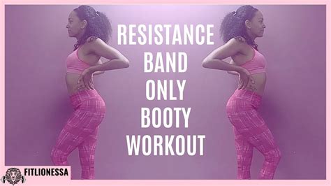 10 Minute Resistance Band Booty Workout Get Fit At Home Youtube