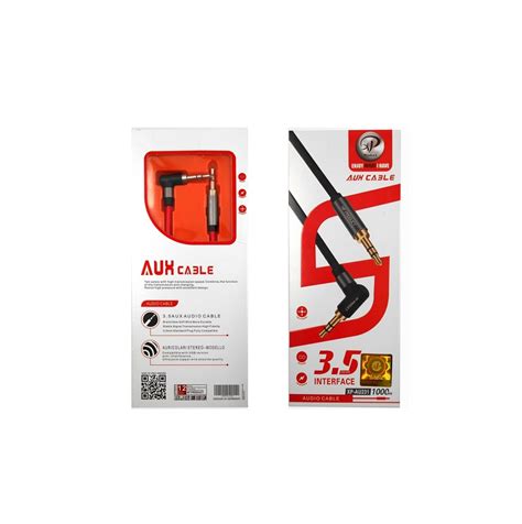 کابل AUX سر 90 درجه XP 231 طول 1 متر