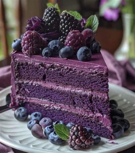 Purple Velvet Cake Recipe Obbirths Recipes