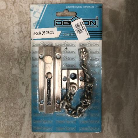 Jual Grendel Rantai Slot Pintu Dekkson Stainless Door Chain Dc Sss