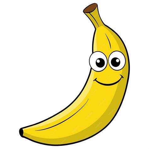 Premium Vector | A banana with a smiley face and a smiley face