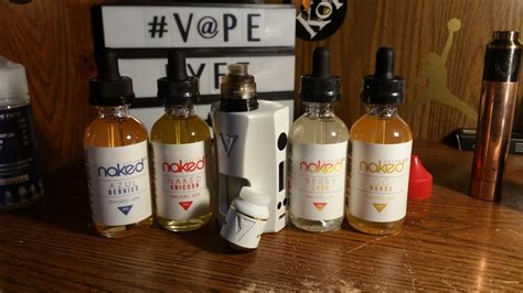 Naked Cream Juice Bundle X Ml Ml Vape Juice Bundle