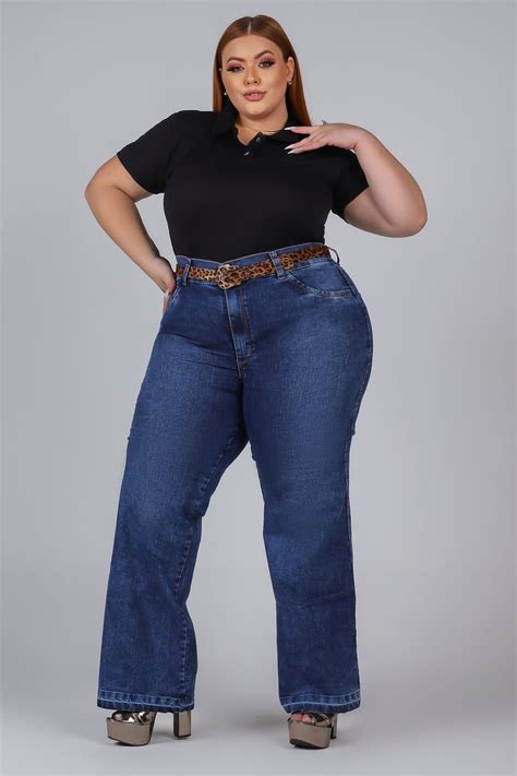 Cal A Jeans Wide Leg Plus Size Modaliss