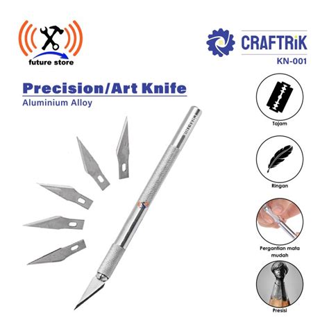 Jual CRAFTRiK KN 001 Pisau Ic Art Knife Pisau Alat Ukir Cutter