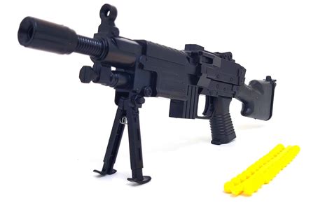 Ручной пулемёт M249 SAW Детское оружие с пульками Gun Pistol Model 25 ...