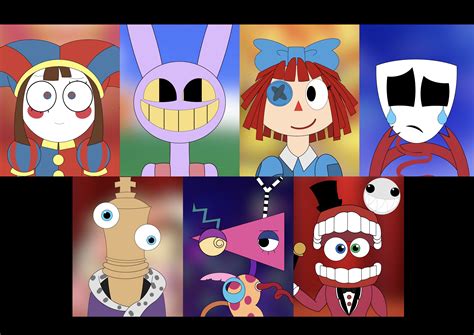 amazing digital circus character fanart  kjshajak  deviantart