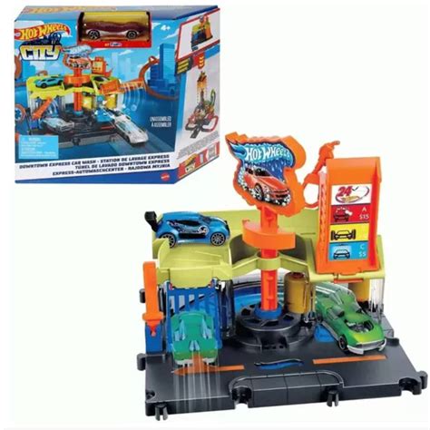 Hot Wheels City Estacao De Lavagem Expressa HDR27 MATTEL
