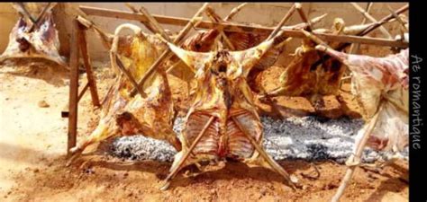 Niger Tabaski à Niamey la viande grillée presque sur toutes les rues