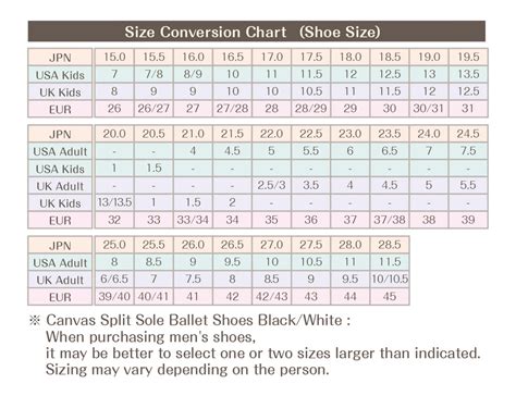 Size Chart – improvedance